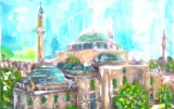 Turquoise Domes, Turkey